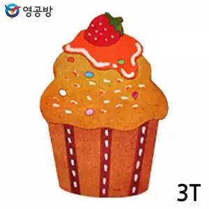 [제이큐]우드아트 컵케이크 3T 10개입 체험용 모형 피규어 소품 나무모형