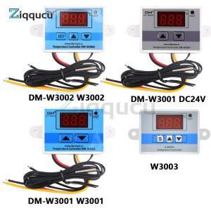 DM W3001 DM W3002 LED 디지털 온 컨트롤러 온 조절기 센서 미터 W3001 W3002 W3003 12V 24V 110 220V