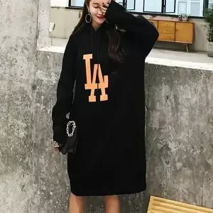 [S52PM7898]요밈 기모 후드원피스 오버핏 원피스 롱원피스