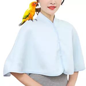 QBLEEV 앵무새 스크래치 방지 어깨 보호대 배변 패드