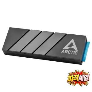 ARCTIC M2 2280 SSD 히트싱크 쿨러 TP3 써멀 패드 PC 및 PS5 호환 듀얼 싱글 사이드 블랙