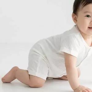 순면 반팔 아기바디수트 KC인증 아기옷 실내복 내의 출산선물 신생아 백일