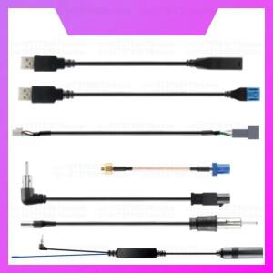 유니버설 GPS 4G WiFi 안테나 ISO POWER USB RCA MIC 마이크  구리 코어 케이블 (자동차 라디오 멀티미디어