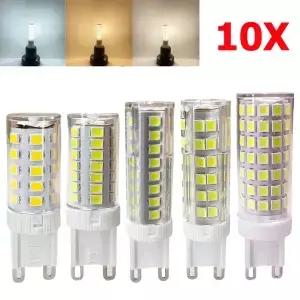 10/20 개 7W 9W 12W 15W 18W LED 전구 G9 220V 2835SMD 옥수수 3000K 4500K 6500K 홈 조명에 대 한 흰색