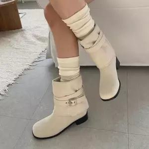 오너클랜 부츠 부티 봄여자신발 로우힐 발목 여성부츠 가을신상