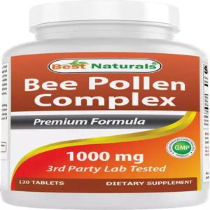 의 천연 꿀벌 꽃가루 복합체 1000mg 120정