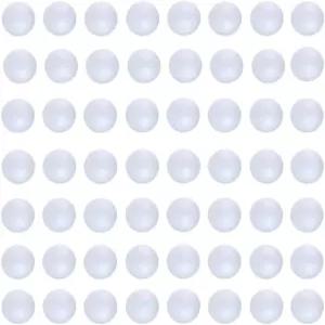 예술 공예 가정 학교 프로젝트 및 크리스마스 부활절 파티 장식용 100PCS 1인치 흰색 폼 볼 폴리스티렌 공