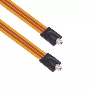 Fancasee RG6 동축 케이블 초가량 연장 F형 암암 플러그 잭 커넥터 어댑터 코드 디지털 TV 안테나 위성