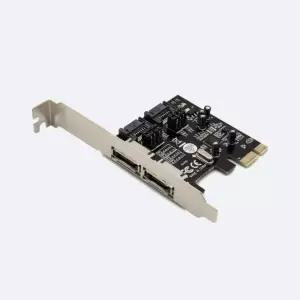 2포트 ssdsata SATA 카드 사타변환장치 확장 m2tosata sata변환장치 sata컨버터 PCI-E