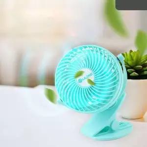 책상 블루 미니선풍기 탁상용 손풍기 선풍기 USB선풍기 USB 사무실 90mm