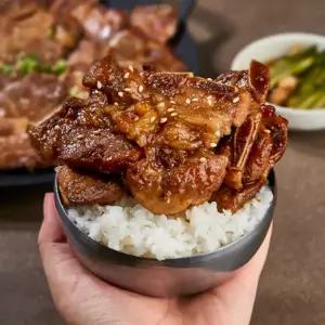 제주 흑돼지 왕구이 양념갈비 1kg 3개 총 3kg