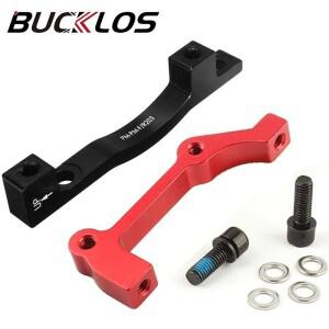 BUCKLOS 자전거 디스크 브레이크 어댑터 IS/PM 180/203mm 로터 캘리퍼스 알루미늄 합금 전면 후면 부품