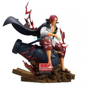 오리지널 정품 Banpresto 원피스 THEORAMA SOUL 24cm 샹크스 애니메이션 피규어 모델 소장용 장난감 서프라
