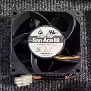 산요덴키 9GV0848P1G13 DC 48V 0.84A 80x80x38mm 4선 서버 냉각팬
