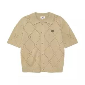 [정품] LEE 리 스카시 반팔 가디건 베이지 LE2402CD04BE