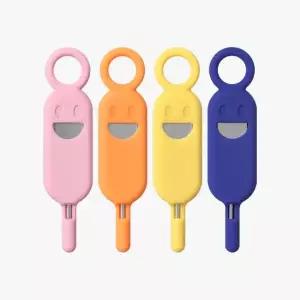 수납 분실방지 유심칩 유심핀 제거 보관 교체 케이스 키링 심카드 바늘