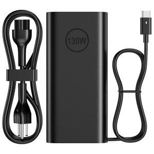 DELL 노트북용 USB C 130W 타입 AC 어댑터 XPS LATITUDE PRECISION용 | 충전기 8.8XPS PRECISION INSPIRON용 FT 전원 내구성 강화 교체용 케이블.