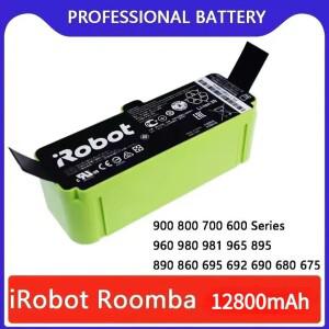 14.4V 12800mAh 리튬 이온 배터리 iRobot Roomba Cleaner 900 800 700 600 시리즈 960 980 981 965 895 890