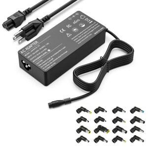AYKLCZUU 90W hp호환 DELL Acer호환 ASUS LENOVO TOSHIBA 삼성호환 소니호환 GOOGLE 애플호환 FUJITSU GATEWAY NOTEBOOK ULTRABOOK CHROMEBOOK용 교체용 노트북 충전기 어댑터 케이블 16팁