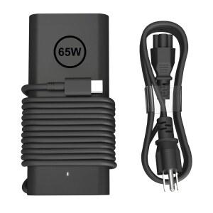 POWJDWZ 65W USB C AC 어댑터 노트북 충전기 DELL LATITUDE 3450 5520 7420 5420 5550 5450 5440 5430 5540 5530 7440 INSPIRON 14 16 XPS 13 CHROMEBOOK 3100 및 호환 컴퓨터 전원 케이블