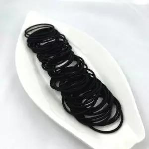 헤어밴드 무지 머리끈 50개입 여성용 헤어 고무줄 세트