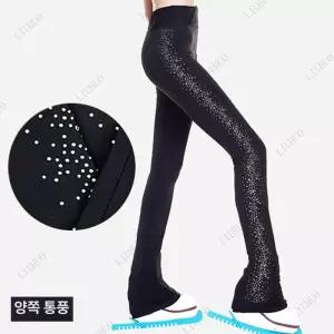 여아 피겨스케이트 바지 큐빅 재킷 방수 훈련복 연습복