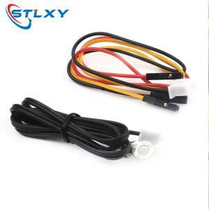 12V 0.8A DC PWM 2-3 단일 와이어 팬 온도 제어 속도 컨트롤러 섀시 컴퓨터 소음 감소 모듈 NTC B50K 3950
