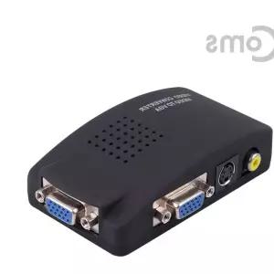 COMS AV to VGA 디코더/RCA/CCTV 모니터출력 Lk1FBED 모니터컨버터 영상편집