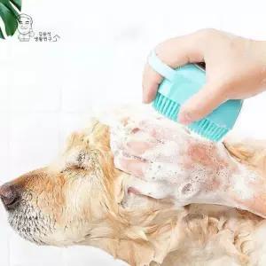 애견 목욕 브러쉬 강아지 고양이 샴푸분사 샤워