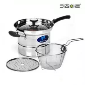 키친아트 냄비 국수 찜국수 냄비 18cm 칼라박스 스텐 남비 주방 용품 키친