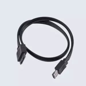 coms SATA 젠더 케이블 Power eSATA to SATA 50cm