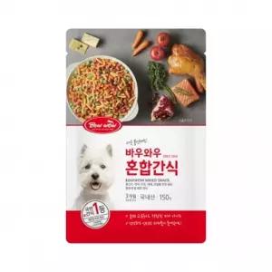애견 영양 강아지 바우와우 믹스 간식 150g 반려견 사료 보상 트릿