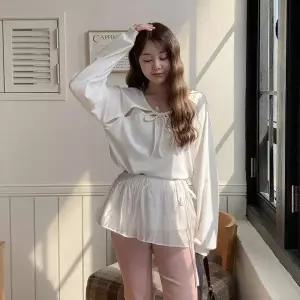 [하프클럽/옷자락]여자 시스루 허리끈 언발 레이어드 미니 스커트