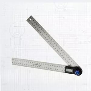 2IN1 스테인리스 스틸 300mm 디지털 각도자