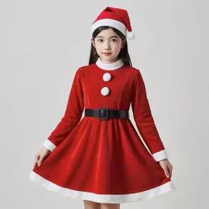 여자아이 크리스마스 의상 산타 드레스 키즈 유치원산타복장