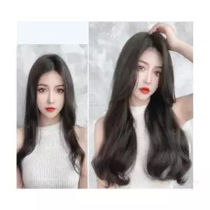 무담 롱 웨이브 부분 가발 60CM 졸업사진가발 붙이는머리