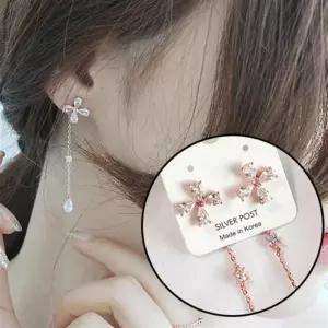 [신상오픈런]데일리 [92.5실버침]E-큐빅민들레백체인(여리여리스타일 포인트 (53156988)