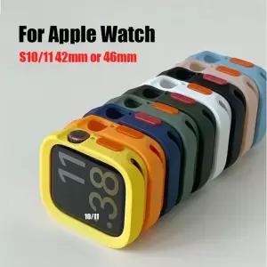 애플워치 범퍼 케이스 실리콘 소프트 iwatch 40mm 44mm 45mm