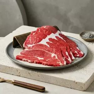 청정우 등심과 목심 (3초구이 샤브용) 250g X 4팩