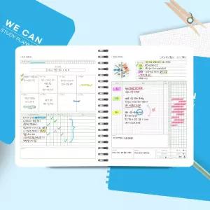 체계적인 학습관리 위캔 스터디 플래너/데일리/스케줄/공부/계획/노트/계획표/공시생/일정표/체크/리스트