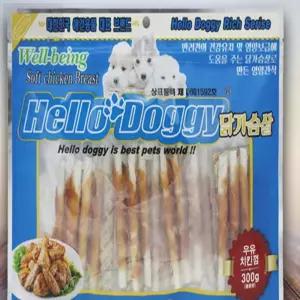 영스픽 도기 웰빙 우유치킨껌 300G 수제간식