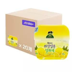 산도깨비 화장실용 냄새탈취제 레몬향 300g / 방향제 300g x 20개