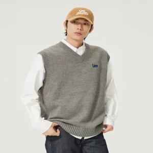 리 니트 베스트 그레이 LE2403KT11GR 4343789