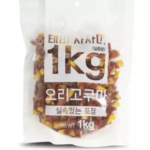D18 Tabby 테비사사미 실속포장 1kg 오리고구마 건조간식 건강한재료강아지간식 t-3ED74