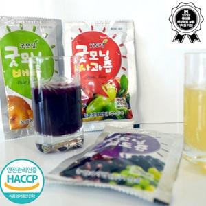 NFC 저온착즙 임산부에 좋은 굿모닝 100%과일즙 [포도즙/사과즙/배즙]100ml 50팩