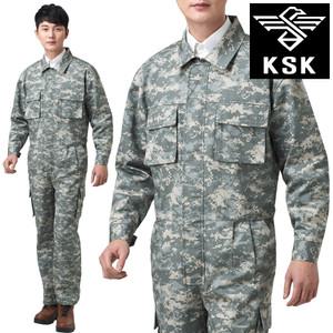 M- K-1402 고급 봄~가을 스즈끼 정비복 얼룩ACU M~3XL 작업복 일체형 근무복 스즈키복 유니폼 빅사이즈 남