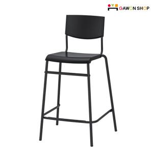 [IKEA] STIG 바의자(63cm) Bar stool with backrest/