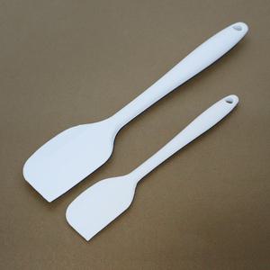 웰베이킹 깔끔 실리콘 통주걱 소 + 대 세트 / 베이킹 주방용 알뜰주걱