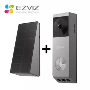 스마트 비디오폰 무선도어벨 WiFi CCTV카메라 듀얼렌즈 초인종 태양광 현관문 홈캠 실외형 택배사고 태양열