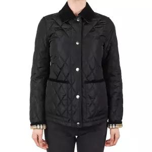 [롯데백화점]버버리 버버리 25FW 여성 퀄팅 자켓 블랙샌드 8107510 C1900